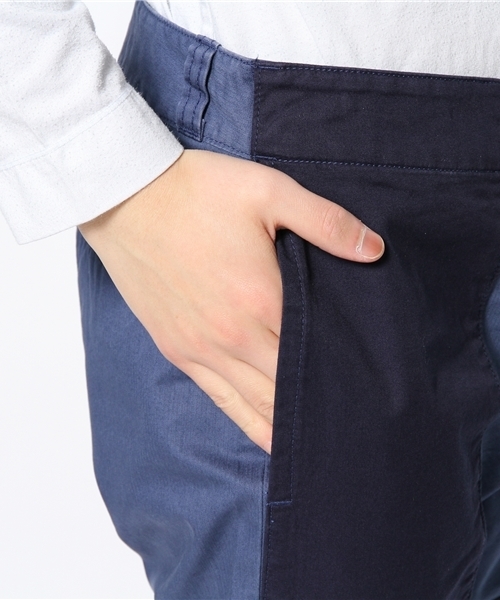 R.NEWBOLD（アールニューボールド）の「OLD&NEW/PATCHWORK CHINO TR/145000（その他パンツ・メンズ・ベージュ系その他/ブルー・LARGE/X-LARGE/MEDIUM/SMALL）」の13枚目の写真