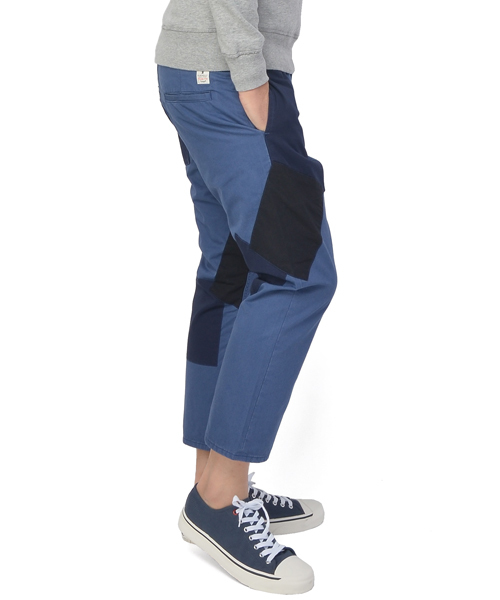 R.NEWBOLD（アールニューボールド）の「OLD&NEW/PATCHWORK CHINO TR/145000（その他パンツ・メンズ・ベージュ系その他/ブルー・LARGE/X-LARGE/MEDIUM/SMALL）」の4枚目の写真