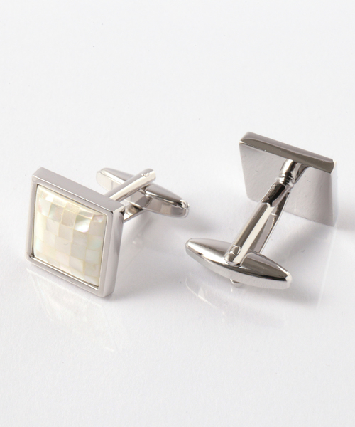 Quit Running（クイトランニング）の「英国ブランド ジュエリー ドレスカフス（カフリンクス・メンズ・ブラック×ホワイト/ホワイト/ホワイト系その他/ブルー/パープル/シルバー系その他2/ブラック系その他2/クリアブラック/ブラック系その他・FREE）」の3枚目の写真