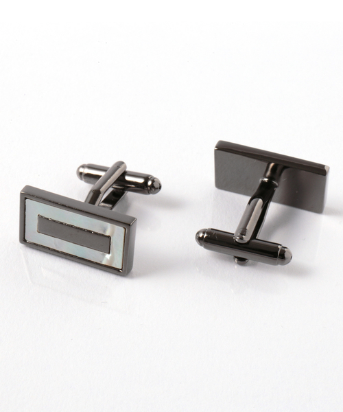 Quit Running（クイトランニング）の「英国ブランド ジュエリー ドレスカフス（カフリンクス・メンズ・ブラック×ホワイト/ホワイト/ホワイト系その他/ブルー/パープル/シルバー系その他2/ブラック系その他2/クリアブラック/ブラック系その他・FREE）」の6枚目の写真