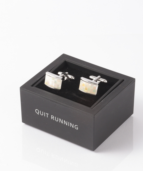 Quit Running（クイトランニング）の「英国ブランド ジュエリー ドレスカフス（カフリンクス・メンズ・ブラック×ホワイト/ホワイト/ホワイト系その他/ブルー/パープル/シルバー系その他2/ブラック系その他2/クリアブラック/ブラック系その他・FREE）」の12枚目の写真