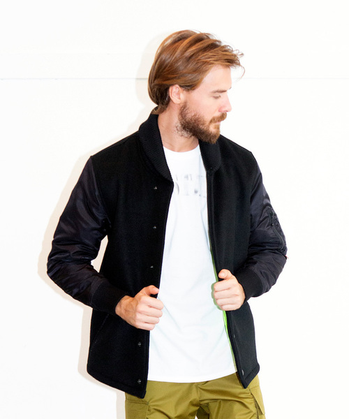 VIRGOwearworks（ヴァルゴウェアワークス）の「FORCE VARSITY JKT