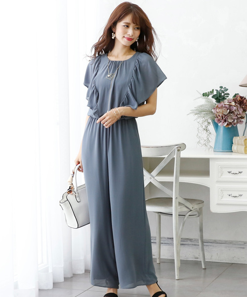 セール ハイウエストドレスフォーマル大きいサイズ ロング丈ワイドパンツオールインワン結婚式 対応 パンツドレス Pourvous プールヴー のファッション通販 Zozotown セール ハイウエストドレスフォーマル大きいサイズ ロング丈ワイドパンツオールインワン結婚式 対応 パンツドレス Pourvous プールヴー のファッション通販 Zozotown