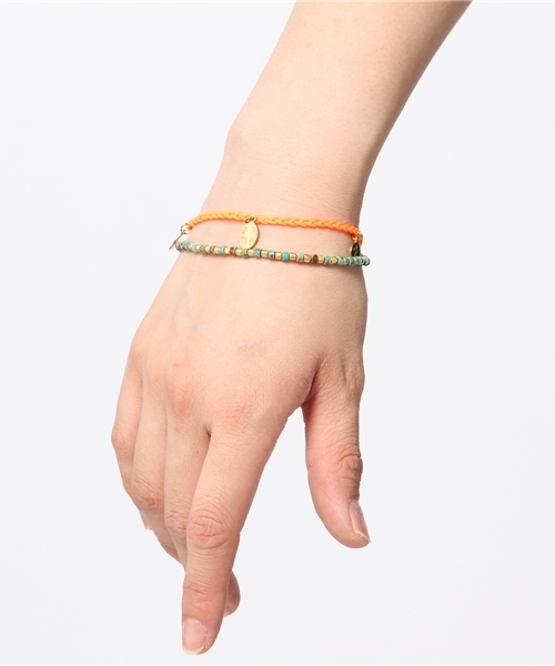 CUSTOM CULTURE（カスタムカルチャー）の「マリア＆クロス　ブレスレット（ブレスレット・メンズ・ブラック/ブルー/イエロー/ピンク/レッド/オレンジ・FREE）」の7枚目の写真