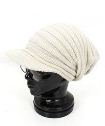 TopIsm | ユニセックス つば付き無地ニットキャップ(ニットキャップ/ビーニー)