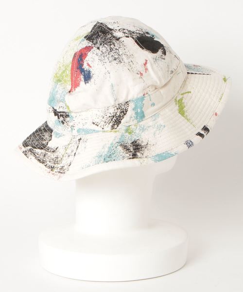 orslow オアスロウ デニム 希少 ペンキ加工 バケットハット 帽子