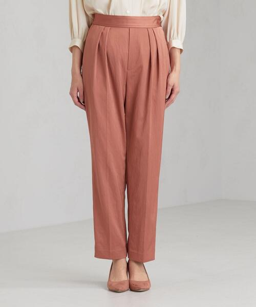 green label relaxing（グリーンレーベルリラクシング）の「FM サテン バレル パンツ（その他パンツ・レディース・パープル/ベージュ/オレンジ・36/38）」の15枚目の写真