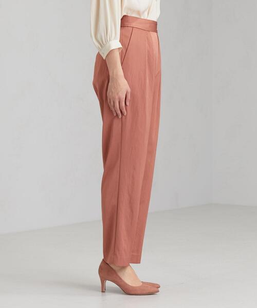 green label relaxing（グリーンレーベルリラクシング）の「FM サテン バレル パンツ（その他パンツ・レディース・パープル/ベージュ/オレンジ・36/38）」の9枚目の写真