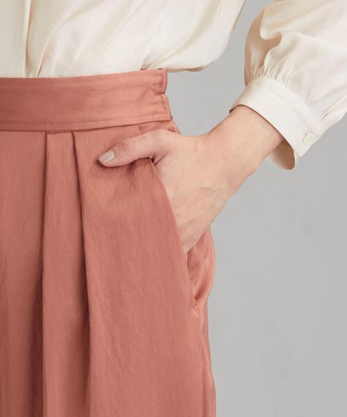 green label relaxing（グリーンレーベルリラクシング）の「FM サテン バレル パンツ（その他パンツ・レディース・パープル/ベージュ/オレンジ・36/38）」の12枚目の写真