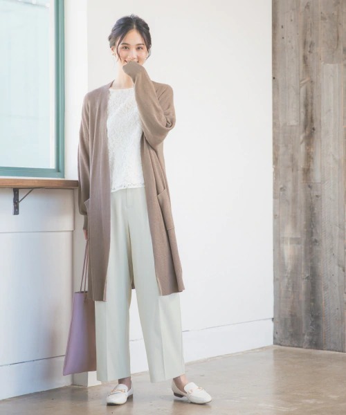 GLOBAL WORK（グローバルワーク）の「総レースブラウス/858238（シャツ/ブラウス・レディース・アイボリー/ネイビー・MEDIUM/LARGE）」の13枚目の写真