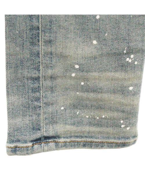 ブランド古着】アートパッチジーンズ スキニーデニムパンツ（デニム