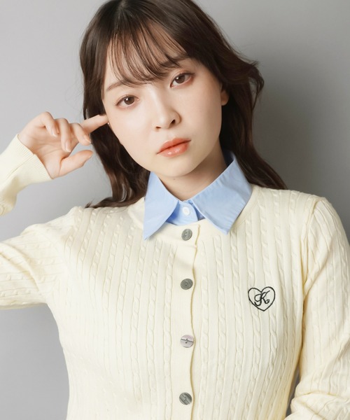 あんころもち すのチル ボンネット つけ襟 Honeys（ハニーズ） 付け衿 つけ衿 付け襟 つけ襟 ビスチェ風 ベルト風