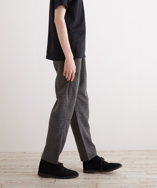 VIBGYOR（ヴィブジョー）の「【VIBGYOR BY AS】チェックトラウザーズ(RE)（スラックス・メンズ・ブラック/ブラウン/グレー・MEDIUM/LARGE/X-LARGE）」の6枚目の写真