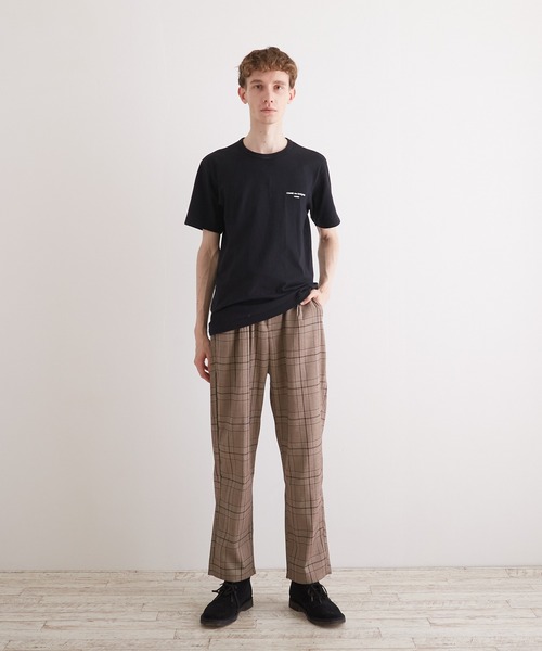 VIBGYOR（ヴィブジョー）の「【VIBGYOR BY AS】チェックトラウザーズ(RE)（スラックス・メンズ・ブラック/ブラウン/グレー・MEDIUM/LARGE/X-LARGE）」の9枚目の写真