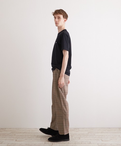 VIBGYOR（ヴィブジョー）の「【VIBGYOR BY AS】チェックトラウザーズ(RE)（スラックス・メンズ・ブラック/ブラウン/グレー・MEDIUM/LARGE/X-LARGE）」の10枚目の写真