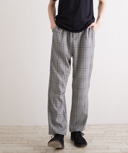 VIBGYOR（ヴィブジョー）の「【VIBGYOR BY AS】チェックトラウザーズ(RE)（スラックス・メンズ・ブラック/ブラウン/グレー・MEDIUM/LARGE/X-LARGE）」の17枚目の写真