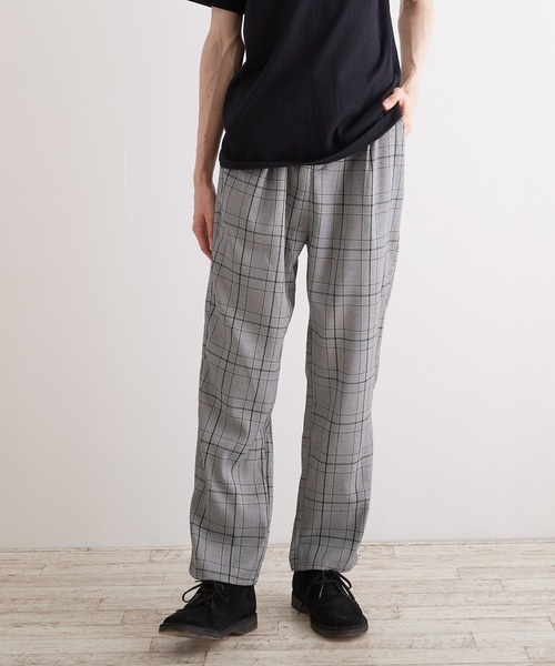 VIBGYOR（ヴィブジョー）の「【VIBGYOR BY AS】チェックトラウザーズ(RE)（スラックス・メンズ・ブラック/ブラウン/グレー・MEDIUM/LARGE/X-LARGE）」の18枚目の写真