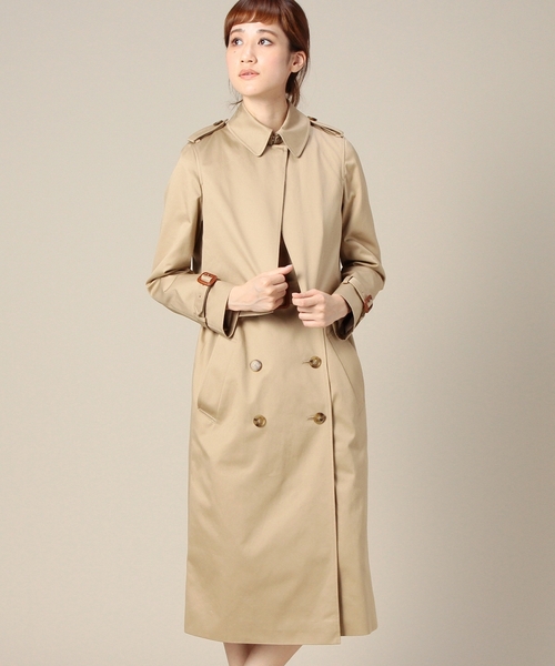 BEAUTY&YOUTH UNITED ARROWS（ビューティーアンドユースユナイテッドアローズ）の「BY ロングトレンチライナーコート ◆（トレンチコート・レディース・ベージュ/ブラウン・MEDIUM/SMALL）」の2枚目の写真