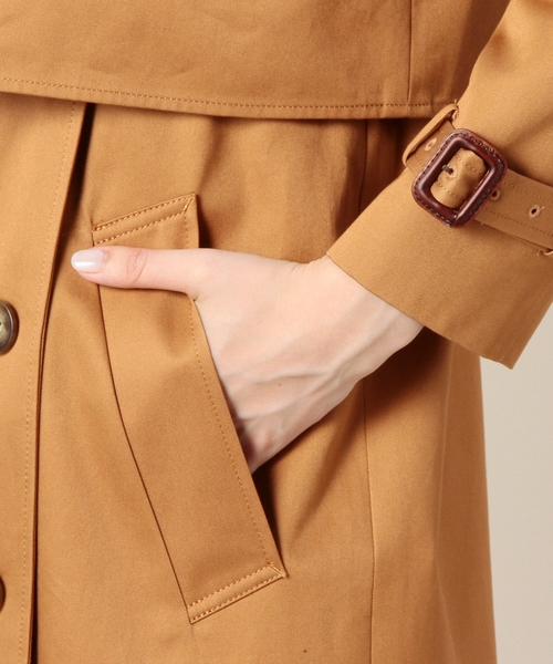BEAUTY&YOUTH UNITED ARROWS（ビューティーアンドユースユナイテッドアローズ）の「BY ロングトレンチライナーコート ◆（トレンチコート・レディース・ベージュ/ブラウン・MEDIUM/SMALL）」の8枚目の写真