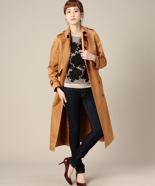 BEAUTY&YOUTH UNITED ARROWS（ビューティーアンドユースユナイテッドアローズ）の「BY ロングトレンチライナーコート ◆（トレンチコート・レディース・ベージュ/ブラウン・MEDIUM/SMALL）」の17枚目の写真