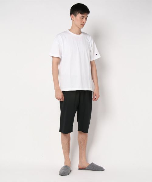 セール Champion メンズルームウェア セットアップ 半袖6分丈パンツ ルームウェア パジャマ Champion チャンピオン のファッション通販 Zozotown