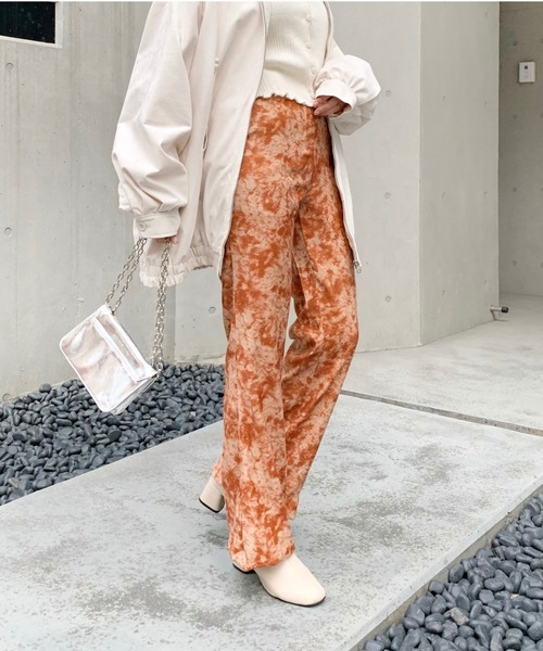 Who S Who Gallery フーズフーギャラリー の タイダイフレアパンツ その他パンツ Wear