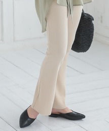 シンセーシームポインテッドトゥフラットミュールサンダル
