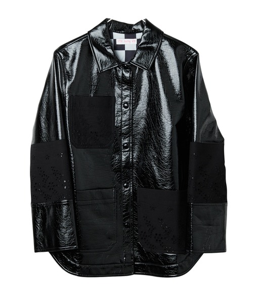 Little sunny bite(リトルサニーバイト)の「Synthetic leather jacket(その他アウター・レディース・ホワイト/グリーン/パープル/ブラック・SMALL/MEDIUM)」の11枚目の写真
