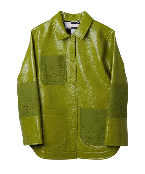 Little sunny bite(リトルサニーバイト)の「Synthetic leather jacket(その他アウター・レディース・ホワイト/グリーン/パープル/ブラック・SMALL/MEDIUM)」の10枚目の写真
