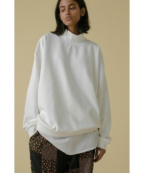 MONKEY TIME（モンキータイム）の「＜monkey time＞ FRCH/TRY HI NECK/ハイネックスウェット（スウェット・メンズ・ブラック/ホワイト/コバルトブルー・XL/L/S/M）」の18枚目の写真