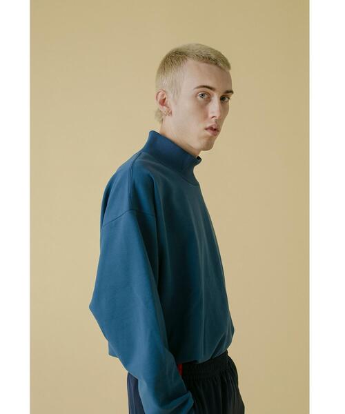 MONKEY TIME（モンキータイム）の「＜monkey time＞ FRCH/TRY HI NECK/ハイネックスウェット（スウェット・メンズ・ブラック/ホワイト/コバルトブルー・XL/L/S/M）」の14枚目の写真