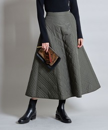 &. NOSTALGIA | キルティングフレアスカート(スカート)