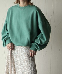 Chillfar | 裏起毛アソートプリントビッグシルエットトレーナー/オーバーサイズスウェット(スウェット)