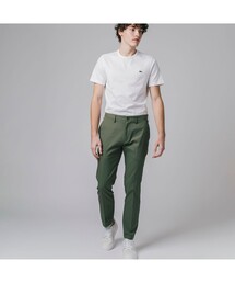 LACOSTE | 撥水 オックスフォード ストレッチ センタークリース スラックス(スラックス)