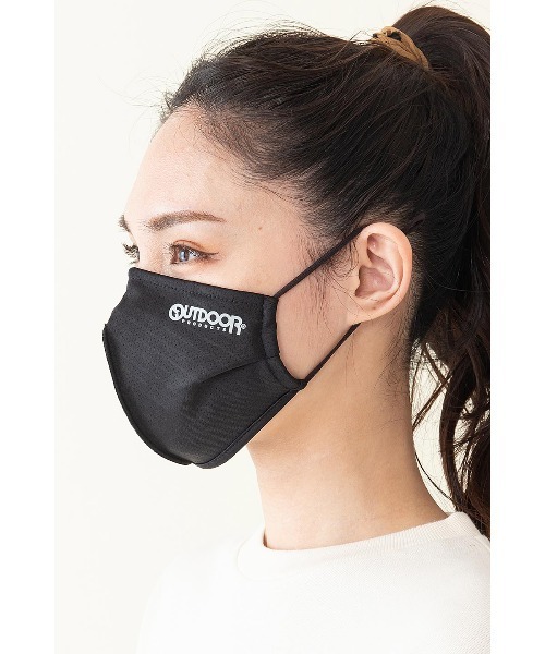 OUTDOOR PRODUCTS（アウトドアプロダクツ）の「【OUTDOOR PRODUCTS】立体ロゴマウスカバー　撥水素材　　伸縮性素材　消臭効果　耳紐アジャスター付　ノーズワイヤー入り　　男女兼用　マスク ブランドロゴ（マスク・メンズ・ベージュ/ネイビー/グレー/ブラック/ホワイト・FREE）」の9枚目の写真