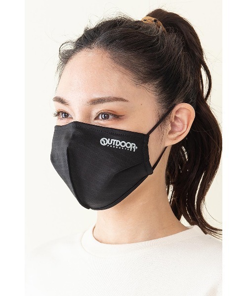 OUTDOOR PRODUCTS（アウトドアプロダクツ）の「【OUTDOOR PRODUCTS】立体ロゴマウスカバー　撥水素材　　伸縮性素材　消臭効果　耳紐アジャスター付　ノーズワイヤー入り　　男女兼用　マスク ブランドロゴ（マスク・メンズ・ベージュ/ネイビー/グレー/ブラック/ホワイト・FREE）」の10枚目の写真
