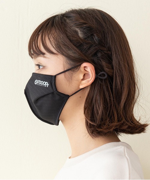 OUTDOOR PRODUCTS（アウトドアプロダクツ）の「【OUTDOOR PRODUCTS】立体ロゴマウスカバー　撥水素材　　伸縮性素材　消臭効果　耳紐アジャスター付　ノーズワイヤー入り　　男女兼用　マスク ブランドロゴ（マスク・メンズ・ベージュ/ネイビー/グレー/ブラック/ホワイト・FREE）」の11枚目の写真