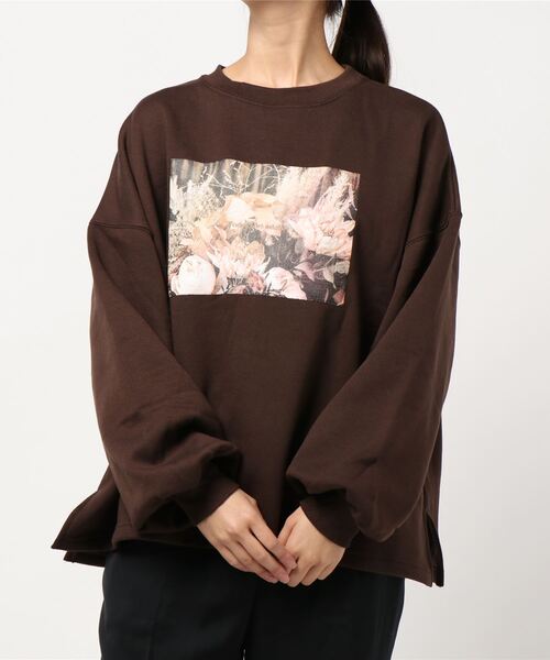 apres jour（アプレジュール）の「クルーネックスウェット【ZOZOTOWN限定アイテム】【10AP】（スウェット・レディース・ダークブラウン/アイボリー/ライトピンク/ライトベージュ・X-LARGE/フリー）」の22枚目の写真