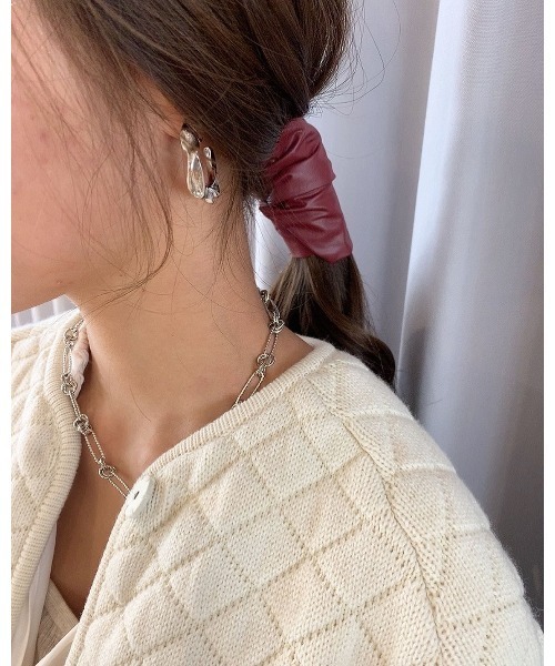 mou（モウ）の「ねじれ不規則カーブピアス（ピアス（両耳用）・レディース・シルバー/ゴールド・FREE）」の4枚目の写真