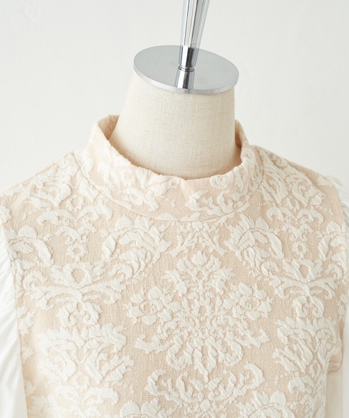 one after another NICE CLAUP（ワンアフターアナザーナイスクラップ）の「ジャガー パフスリーブプルオーバー（Tシャツ/カットソー・レディース・ブラック/ベージュ/モカ/ブラック系その他・FREE）」の19枚目の写真