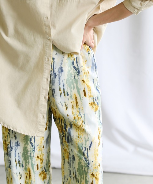2021 SS ニュアンス柄ワイドパンツ（その他パンツ）｜select MOCA