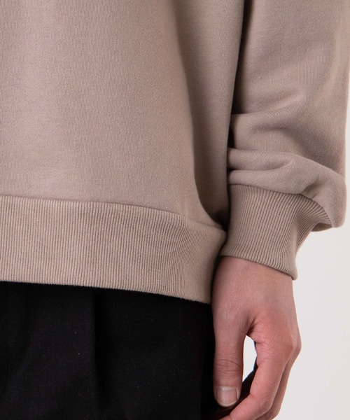 WEGO(ウィゴー)の「WEGO/ヘビーウエイトロゴ刺繍ビッグスウェパカ(パーカー・メンズ・サックスブルー/ダークグリーン/スミクロ/ブラウン・MEDIUM/LARGE)」の17枚目の写真