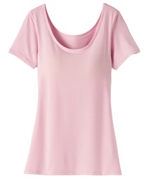 YU'NOW（ユナウ）の「〈カップ付〉ひんやり冷感！汗取り付クール半袖【制菌】【抗菌防臭】【吸水速乾】（インナーウェア/肌着）」