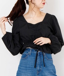 WEGO | WEGO/シャーリングパフスリーブブラウス(シャツ/ブラウス)