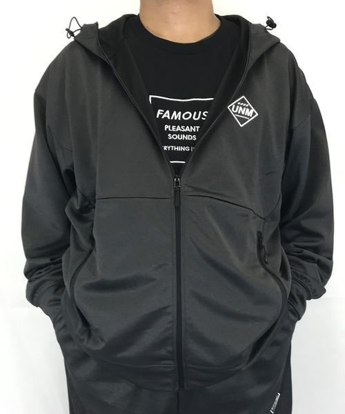 Burner（バーナー）の「【GROOVY STORE】キングサイズ ワンマイルダブルフェイスパーカー（パーカー・メンズ・チャコールグレー/杢グレー・3L/4L）」の1枚目の写真