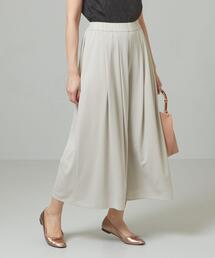 <closet story>□イージー タック ワイドパンツ -手洗い可能-