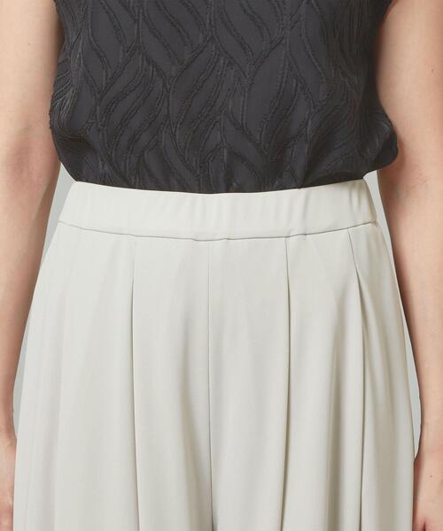 THE STATION STORE（ザ ステーション ストア）の「＜closet story＞□イージー タック ワイドパンツ -手洗い可能-（その他パンツ・レディース・ライトグレー/ライトブルー/オフホワイト・FREE）」の10枚目の写真