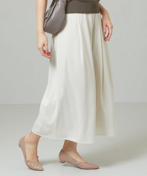 THE STATION STORE（ザ ステーション ストア）の「＜closet story＞□イージー タック ワイドパンツ -手洗い可能-（その他パンツ・レディース・ライトグレー/ライトブルー/オフホワイト・FREE）」の11枚目の写真