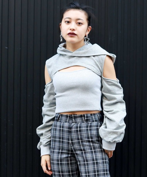 atmos pink 3way レイヤード トップス