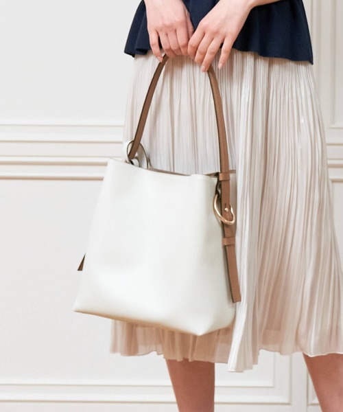 バッグ トートバッグｉ Anayi アナイ のファッション スクエアハンドバッグ トートバッグ